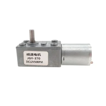 JGY370 Worm Gear Motor – High Torque, DC 6V-24V